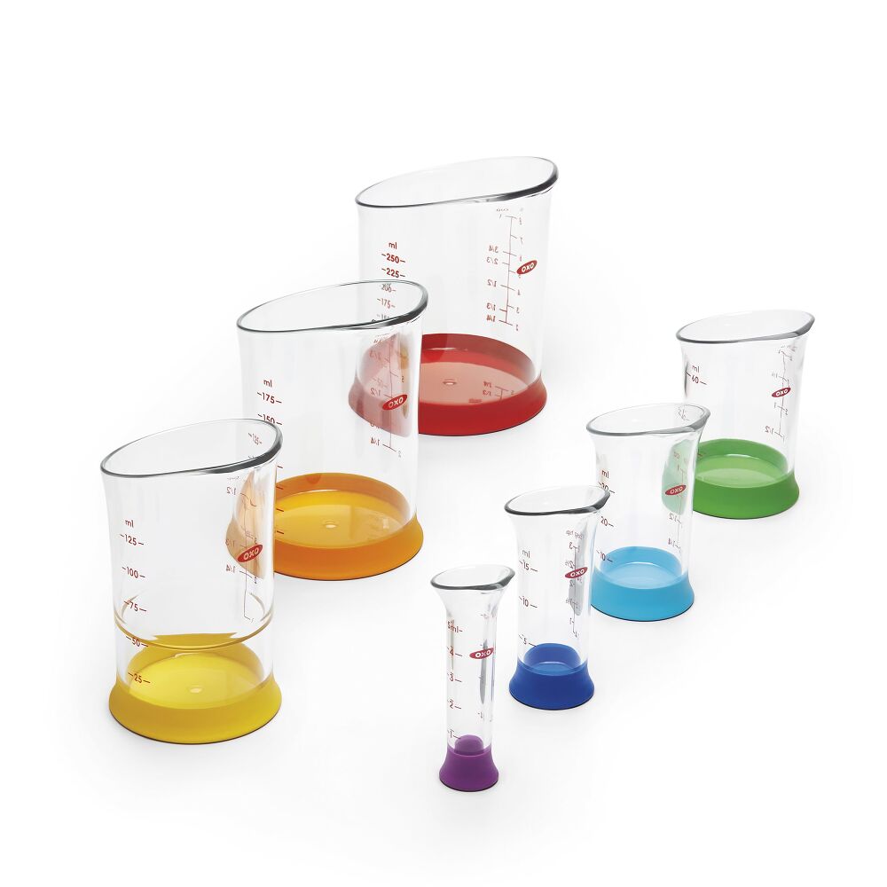 7 Piece Liquid Measuring Beaker Set X7