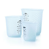3 Piece Squeeze & Pour Silicone Measuring Cup Set X0