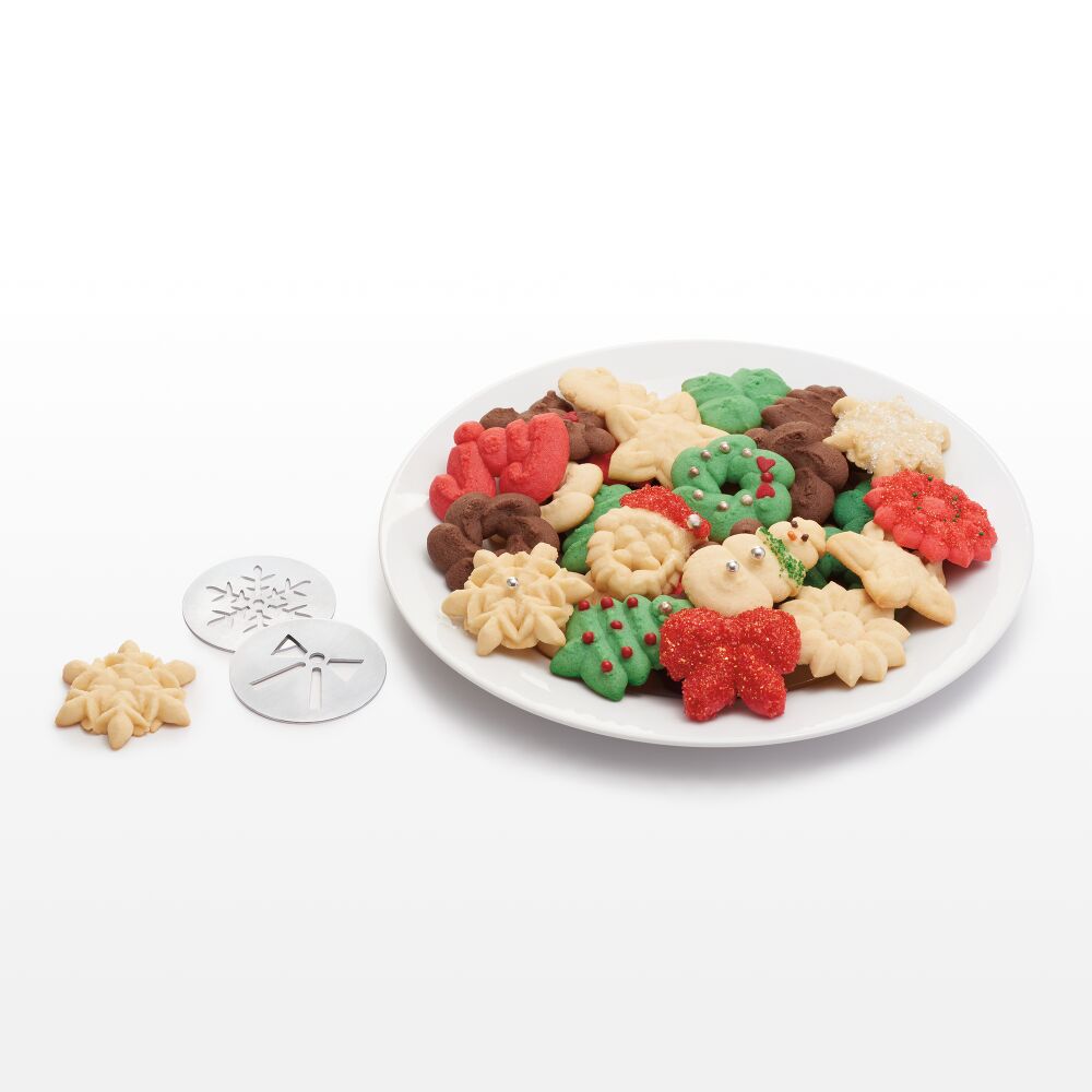 Christmas Cookie Press Disk Set L8