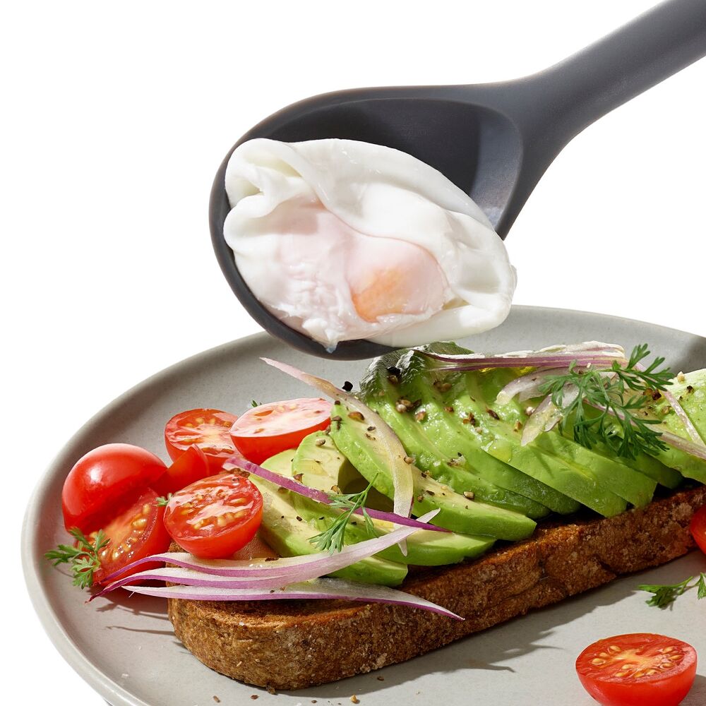 OXO Good Grips Silicone Slotted Spoon - Peppercorn K6