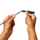 4-Piece Reusable Straw and Brush Set with Case N4