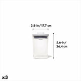 POP Round Canister 3-Piece Mini Bath Set (0.6 Qt) S2