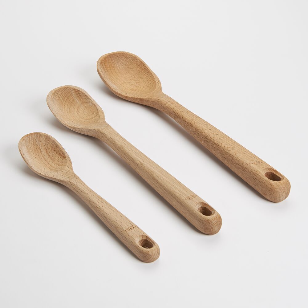 3 Piece Wooden Spoon Set Q8