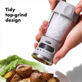 Contoured Mess-Free Salt Grinder C7
