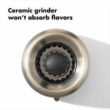 Contoured Mess-Free Salt Grinder C7