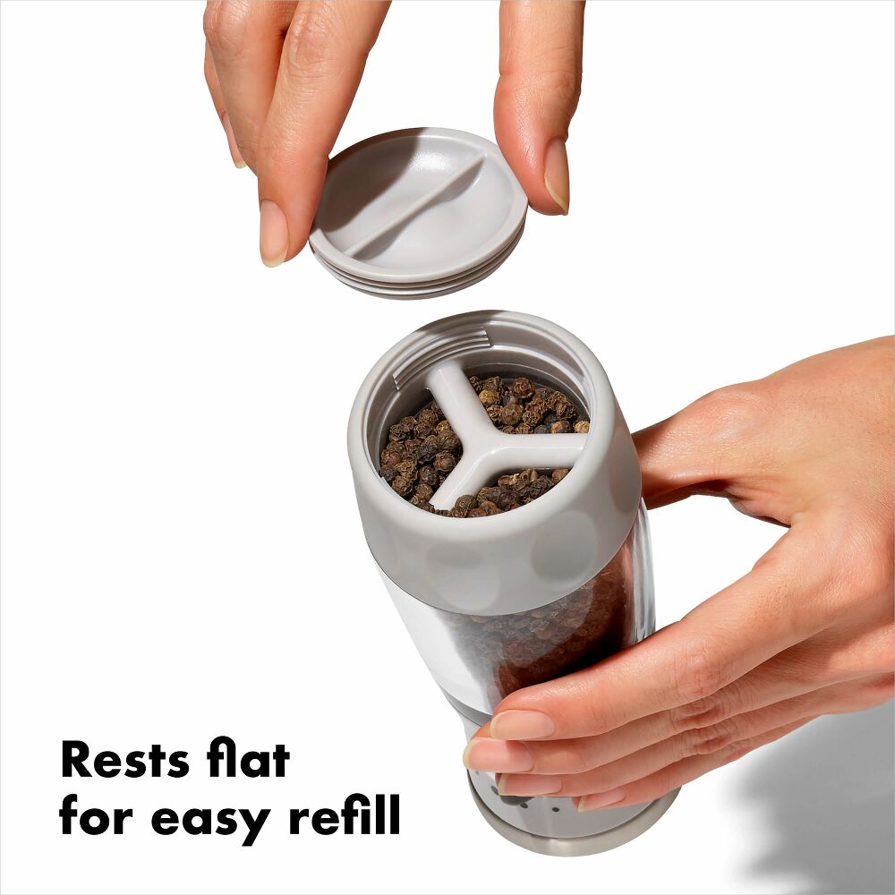 Contoured Mess-Free Pepper Grinder A4