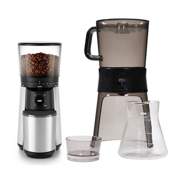 Cold Brew Coffee Maker & Conical Burr Coffee Grinder Bundle Z6