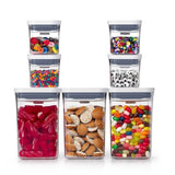 POP 4-Piece Mini Container Set & 3-Piece POP Container Value Set Bundle Q0
