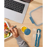 Prep & Go Stainless Steel Utensils With Case - Ocean Blue Y5