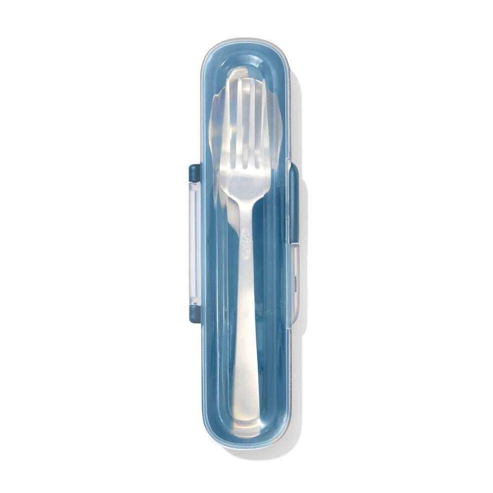 Prep & Go Stainless Steel Utensils With Case - Ocean Blue Y5