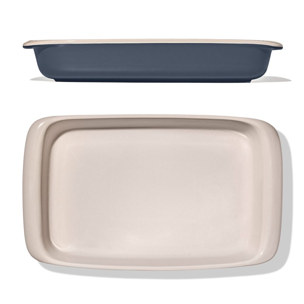 3 Qt Rectangular Stoneware Baking Dish Y6