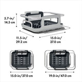 Over-the-sink Aluminum Dish Rack W3