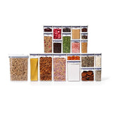 POP Large Cereal Dispenser (4.5 Qt.) & 20-Piece POP Container Set Bundle C8