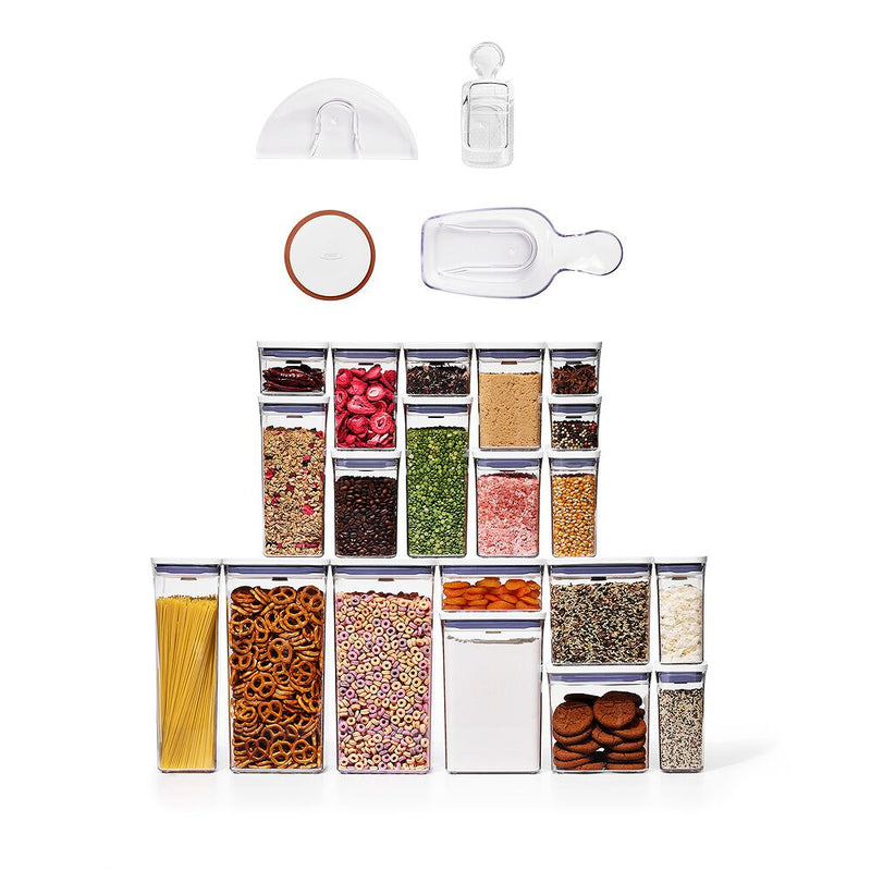 POP 4-Piece Baking Set & 20-Piece POP Container Set Bundle V1