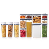 3 Piece Cereal Dispenser Set & 10-Piece POP Container Set Bundle Y7