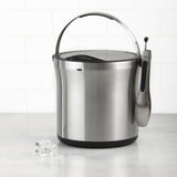 Steel Ice Bucket & Tong Set F1