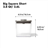 POP Container - Big Square Short (2.8 Qt/2.6 L) A8
