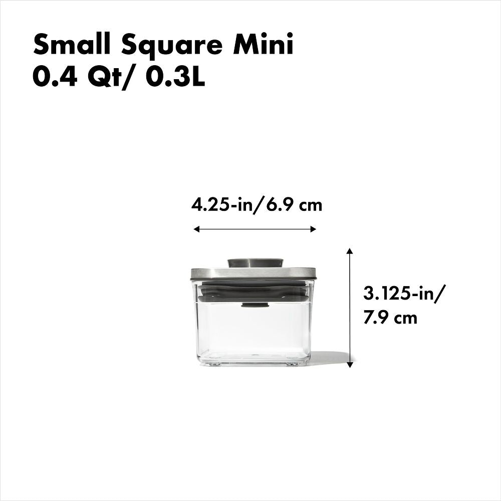 POP Container - Small Square Mini (0.4 Qt.) A0