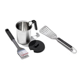 Grilling Basting Pot and Brush Set & Grilling Precision Turner Bundle N0