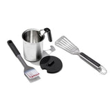 Grilling Basting Pot and Brush Set & Grilling Precision Turner Bundle N0