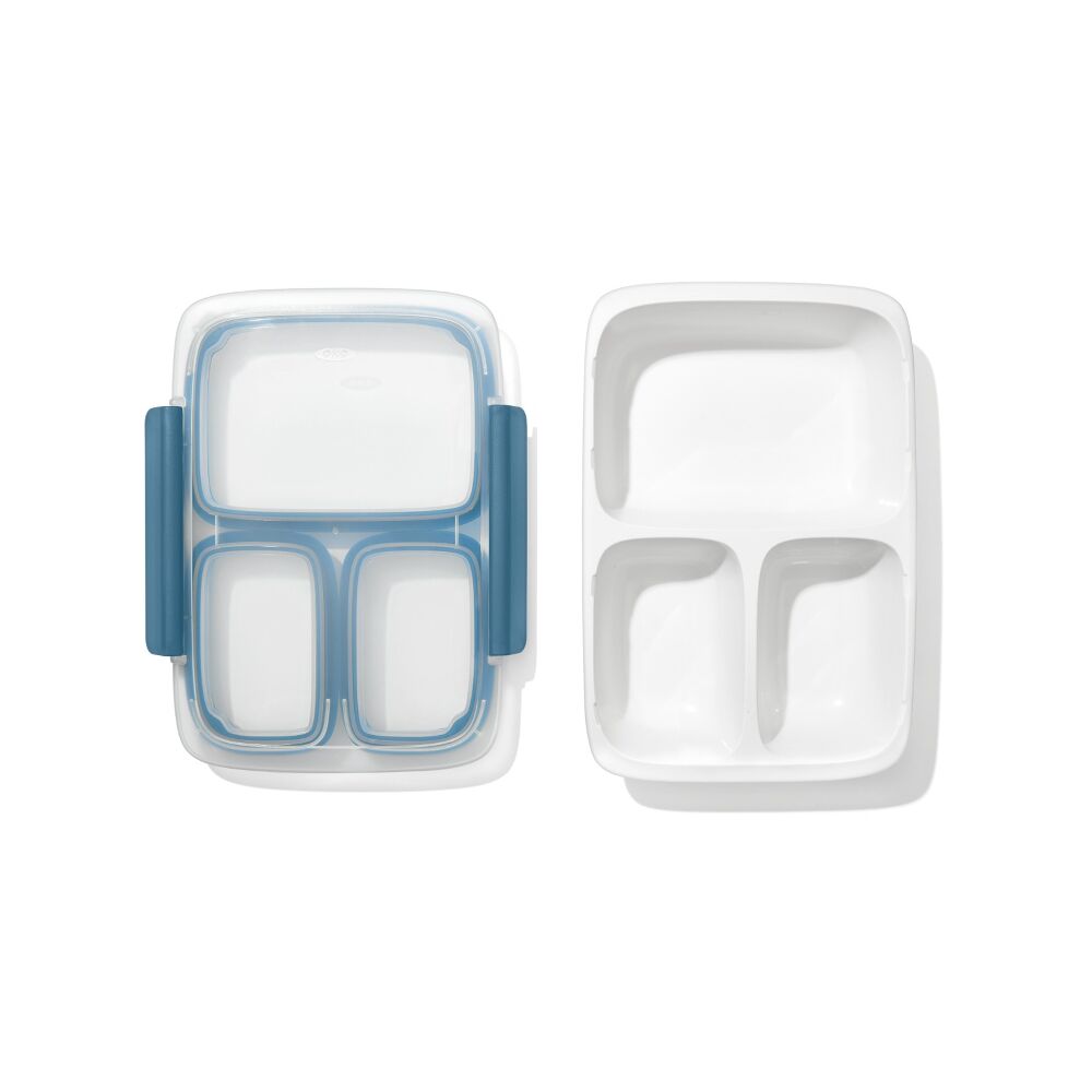 Prep & Go 4.1-Cup Divided Container - Ocean Blue Q2