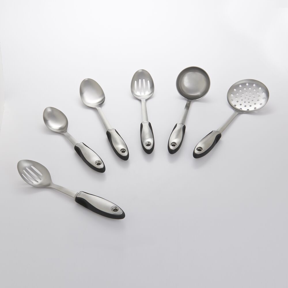 Steel Slotted Spoon P4