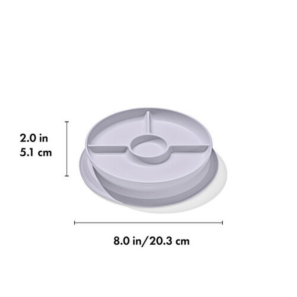 Stick & Stay Suction Divided Plate B4