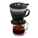 Pour Over Coffee Maker with Water Tank - Matte Black S1