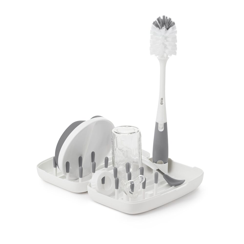 On-the-Go Drying Rack with Bottle Brush Z9
