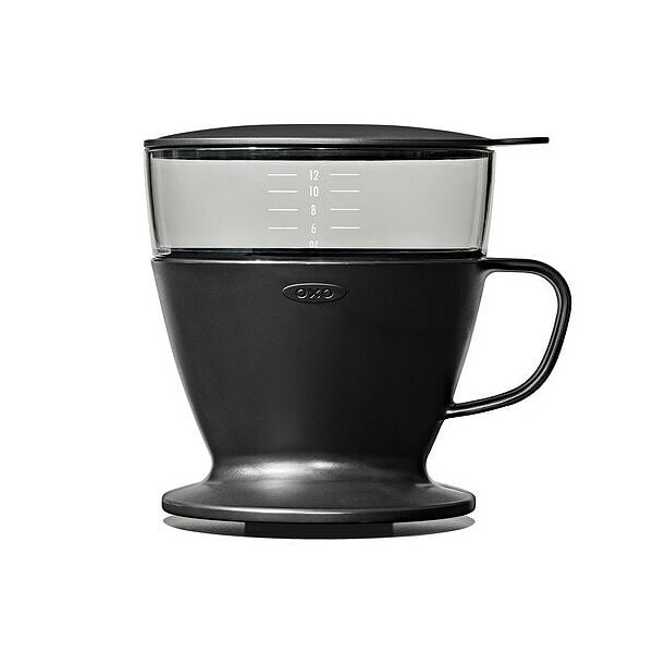 Pour Over Coffee Maker with Water Tank - Matte Black S1
