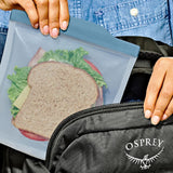 Silicone Reusable Bag  Sandwich (28 oz) - Ocean Blue G2
