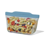 Silicone Reusable Bag  Stand-Up Quart (32 oz) - Ocean Blue C3
