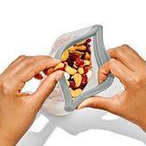 Silicone Reusable Bag  Stand-Up Snack (12 oz) - Fog P6