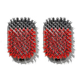 Outdoor Nylon Grill Brush Set of 2 Replacement Heads M6