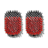 Outdoor Nylon Grill Brush Set of 2 Replacement Heads M6