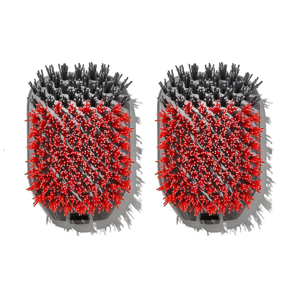 Outdoor Nylon Grill Brush Set of 2 Replacement Heads M6