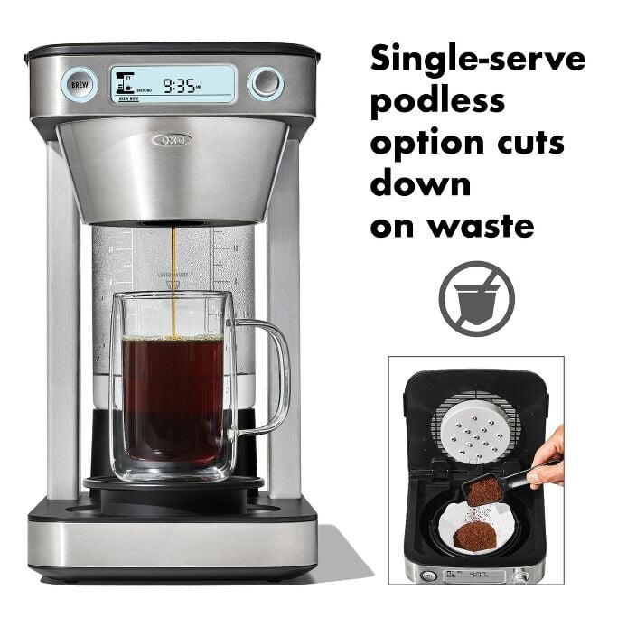 12-Cup Coffee Maker with Podless Single-Serve Function K7