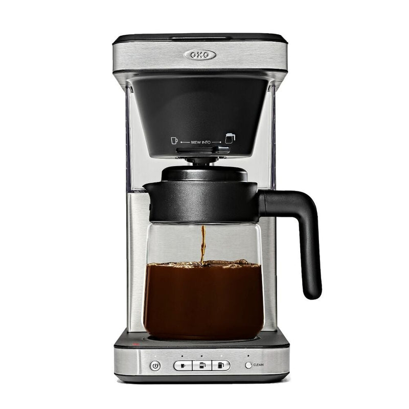 8-Cup Coffee Maker with Podless Single-Serve Function and Glass Carafe K4