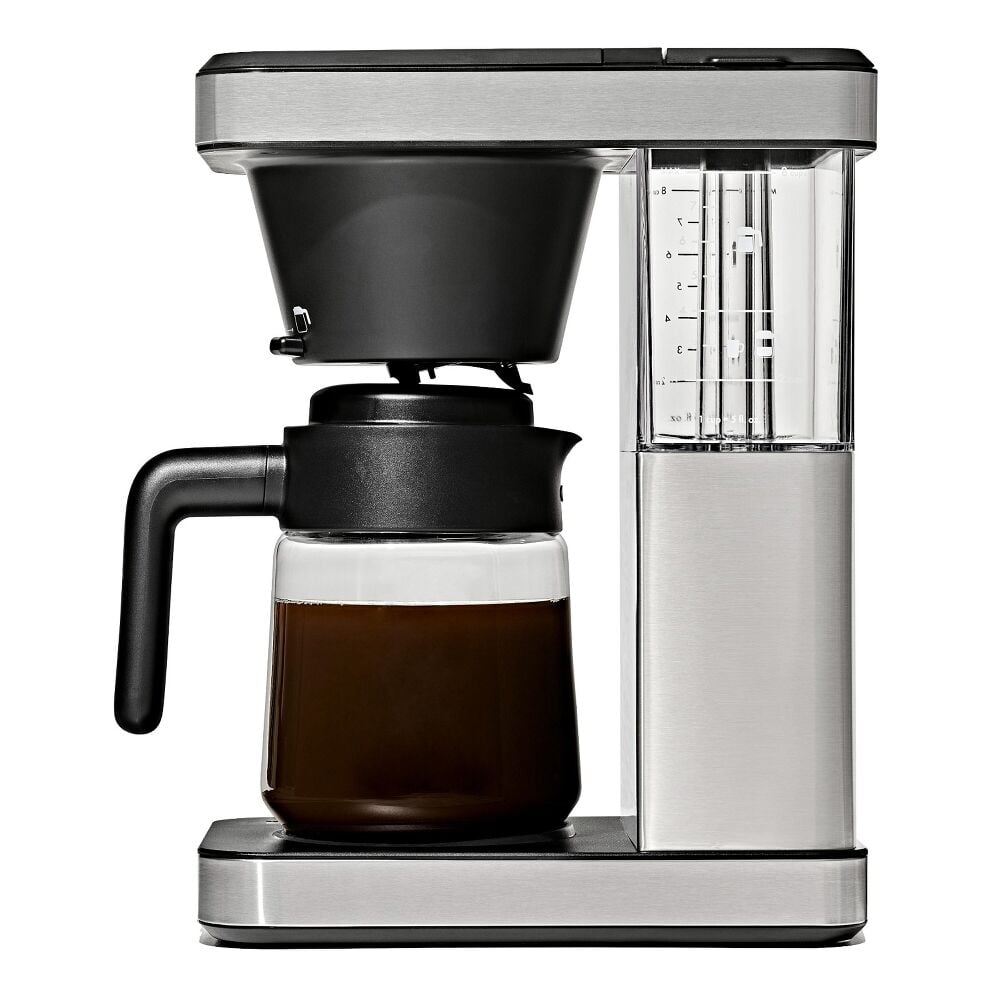 8-Cup Coffee Maker with Podless Single-Serve Function and Glass Carafe K4