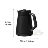 Replacement Carafe for 9-Cup Coffee Maker, Matte Black H8