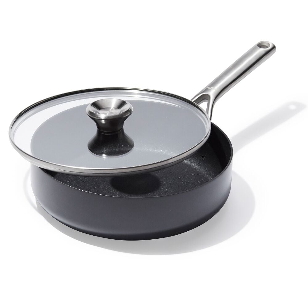 Ceramic Professional Non-Stick 3-Quart Sauté Pan with Lid B1
