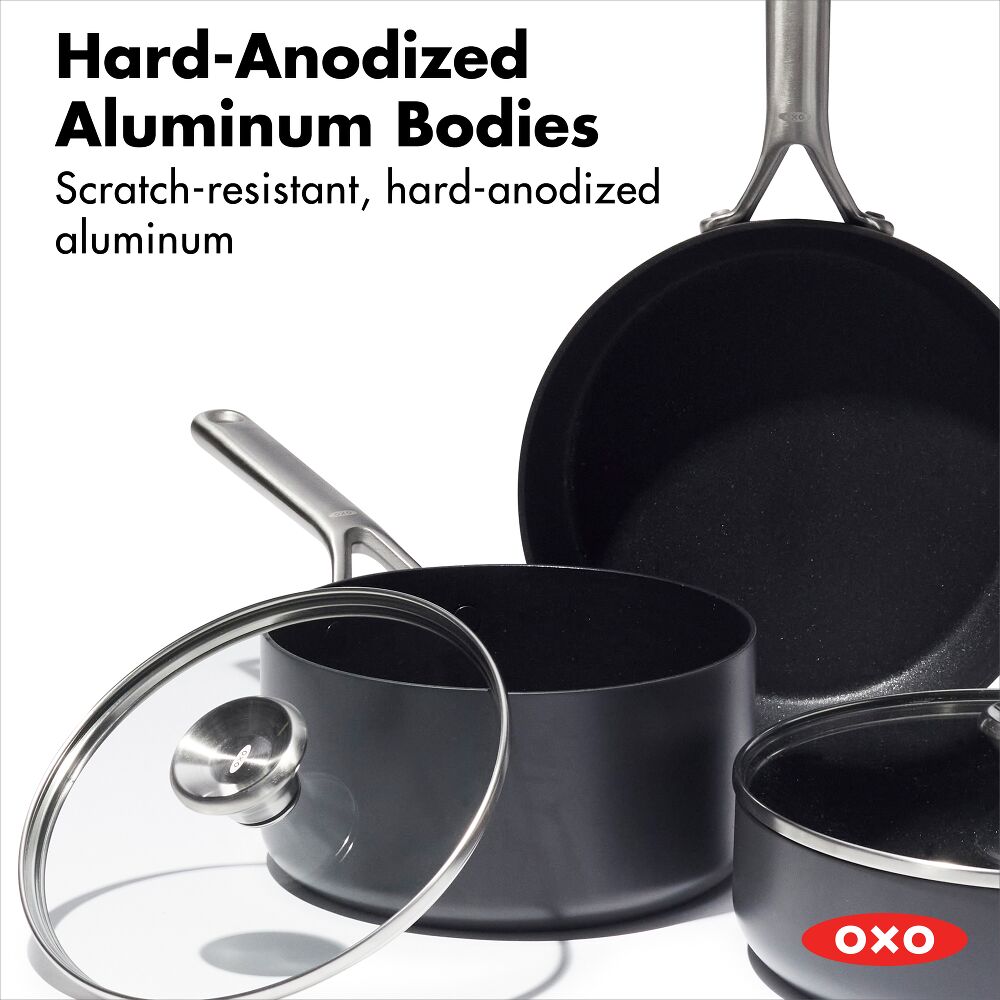 OXO Ceramic Professional Non-Stick 5-Piece Cookware Set V5
