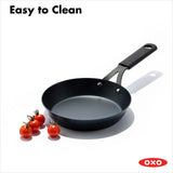 Carbon Steel Obsidian Series 8-Inch Frypan with Silicone Sleeve A7
