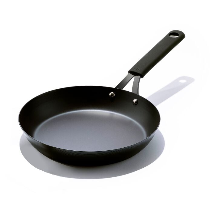 Carbon Steel Obsidian Series 10-Inch Frypan with Silicone Sleeve Z0