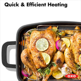 Carbon Steel Obsidian Series Roaster with Rack W3