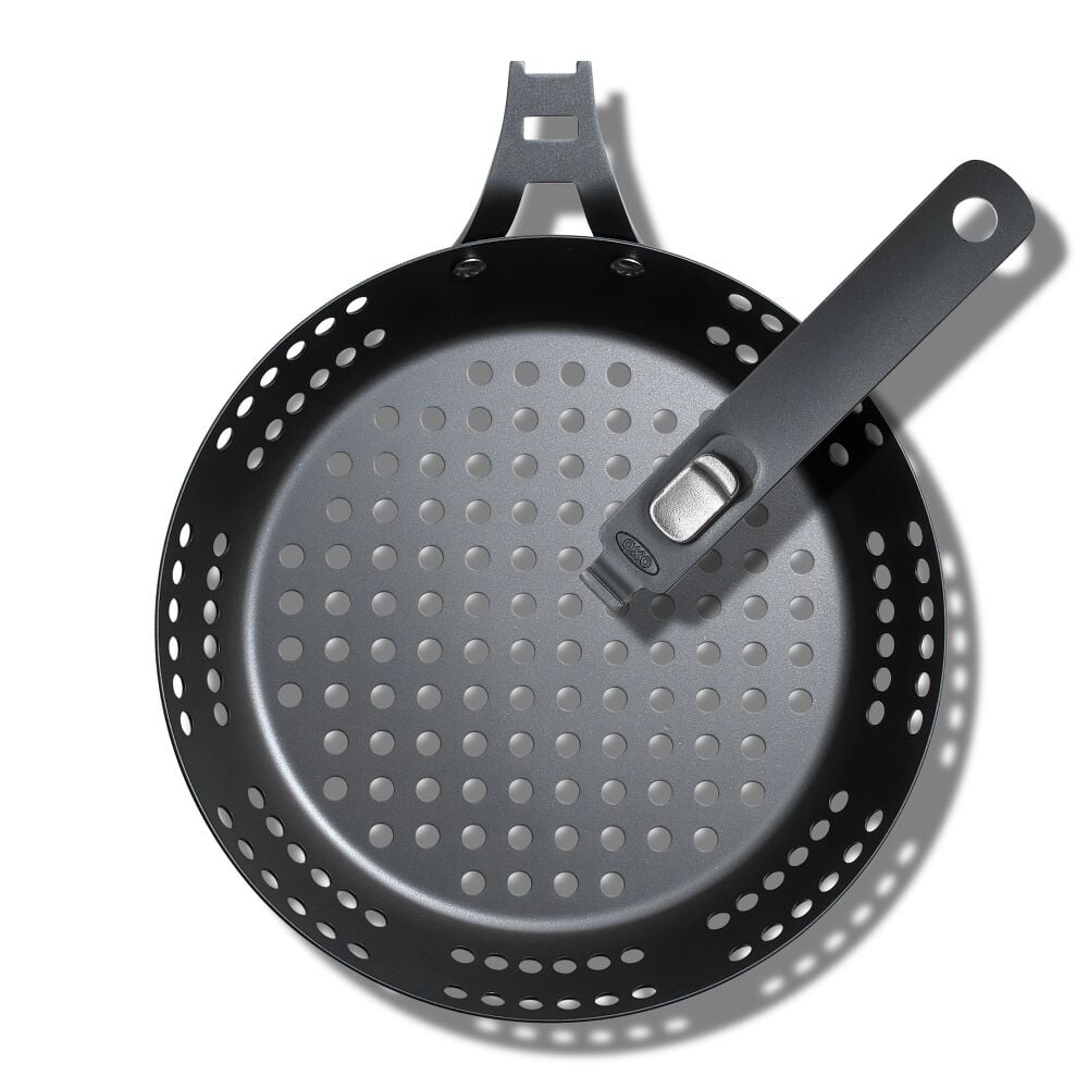Outdoor 10" Perforated Carbon Steel Pan W0