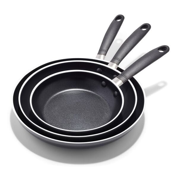 Non-Stick Pro Every Day 3-Piece Frying Pan Set Q9