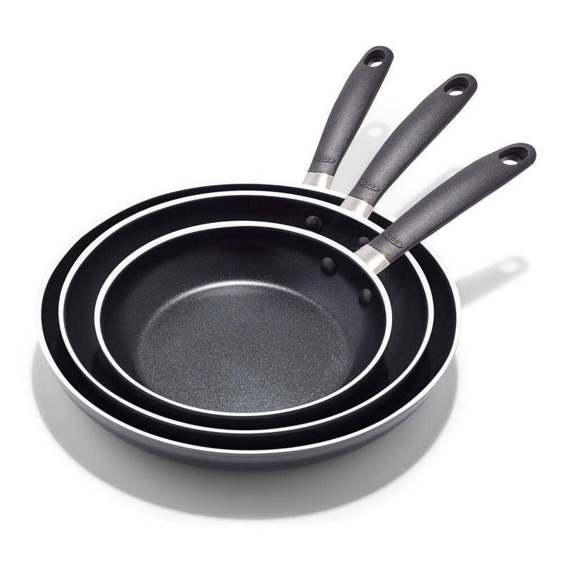 Non-Stick Pro Every Day 3-Piece Frying Pan Set Q9