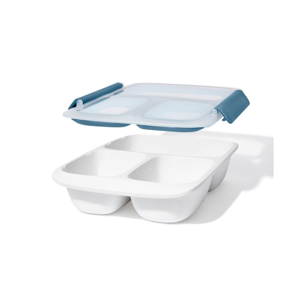 Prep & Go 4.1-Cup Divided Container - Ocean Blue Q2
