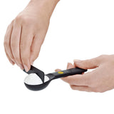 7 Piece Plastic Measuring Spoons - Black B2